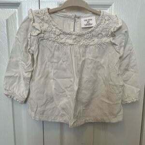 Okie Dokie White Kids Blouse
